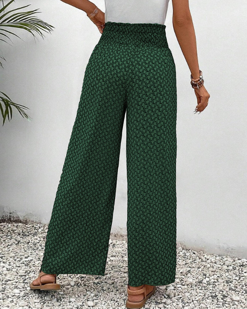 Brigitte | Lightweight Flowing Casual Trousers with Elastic Waist for Ultimate Comfort