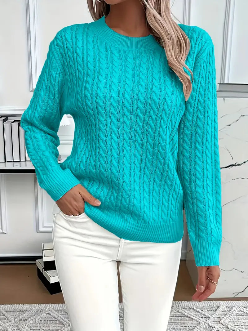 Alys | Women's Long Sleeve Cable Knit Sweater