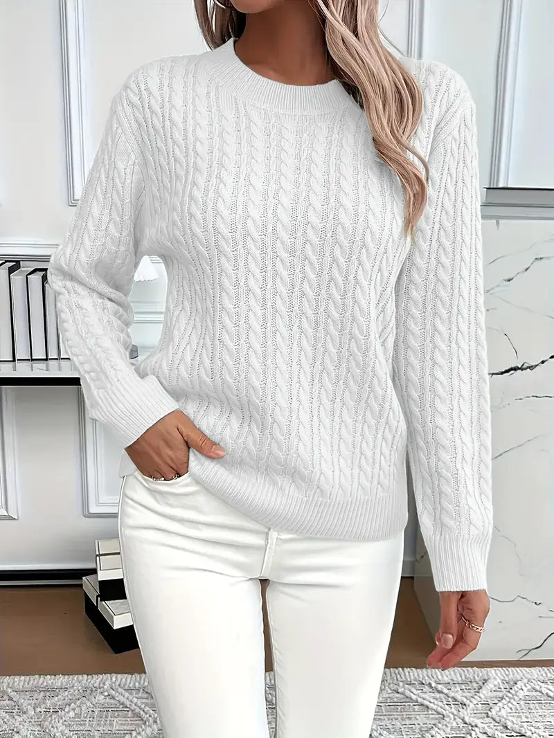Alys | Women's Long Sleeve Cable Knit Sweater
