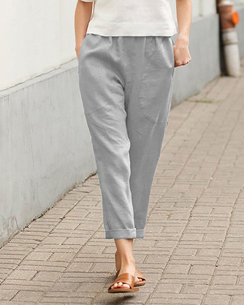 Bryanna | Relaxed Fit Lightweight Pants - Breathable Comfort for All-Day Wear