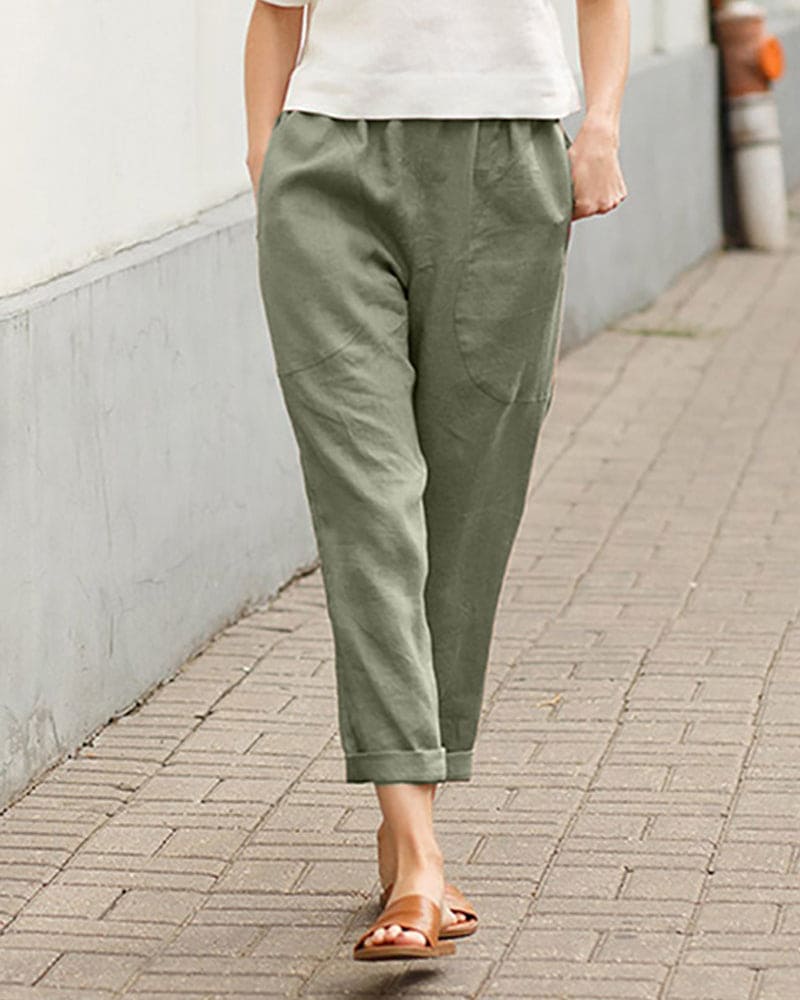 Bryanna | Relaxed Fit Lightweight Pants - Breathable Comfort for All-Day Wear