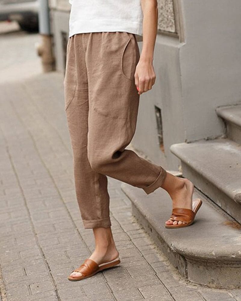 Bryanna | Relaxed Fit Lightweight Pants - Breathable Comfort for All-Day Wear