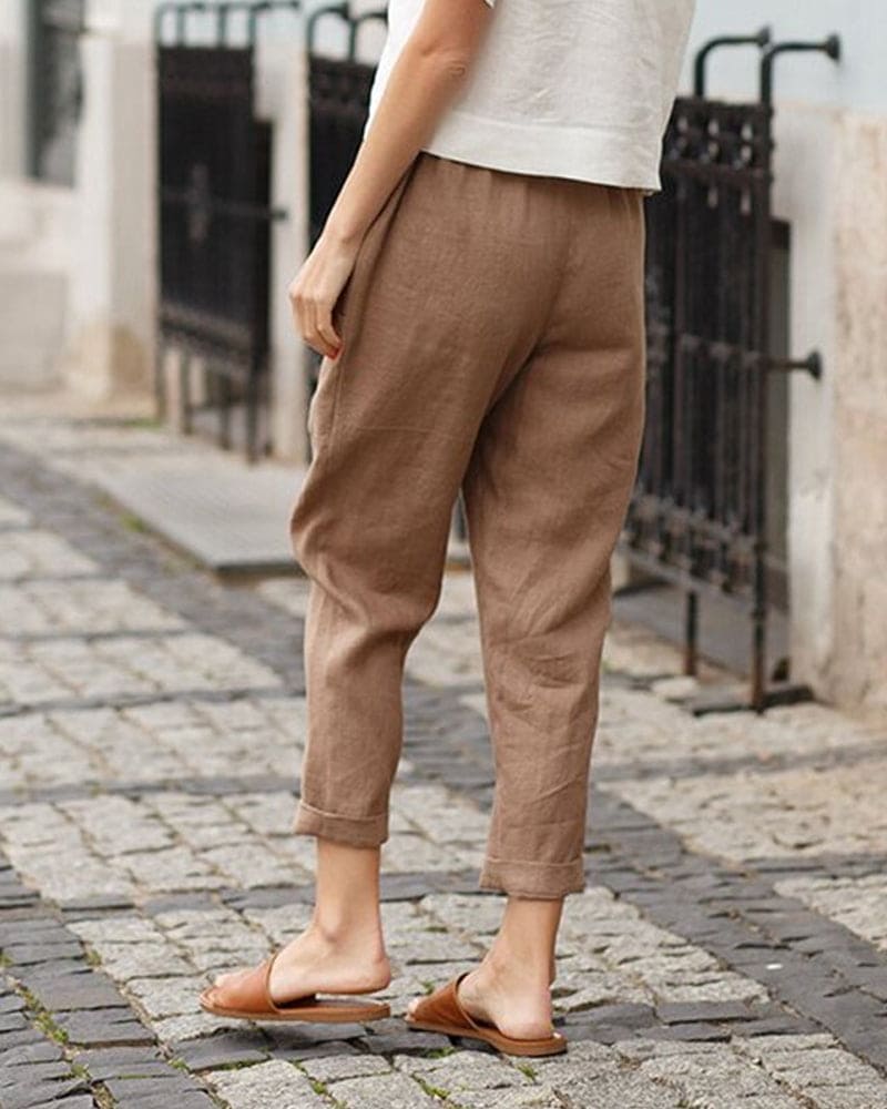 Bryanna | Relaxed Fit Lightweight Pants - Breathable Comfort for All-Day Wear