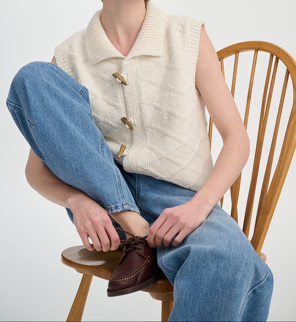 Allira | Women's Button Front Knitted Vest