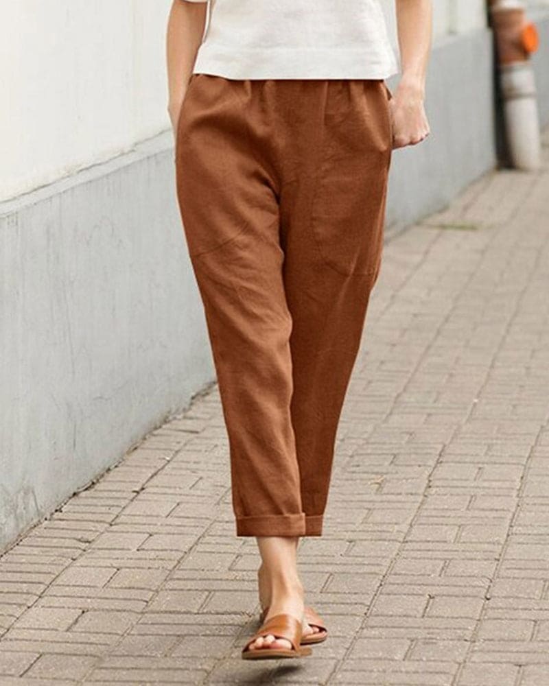 Bryanna | Relaxed Fit Lightweight Pants - Breathable Comfort for All-Day Wear