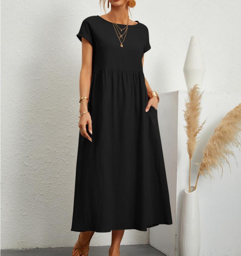 Iris | Elegant Relaxed Fit Midi Dress