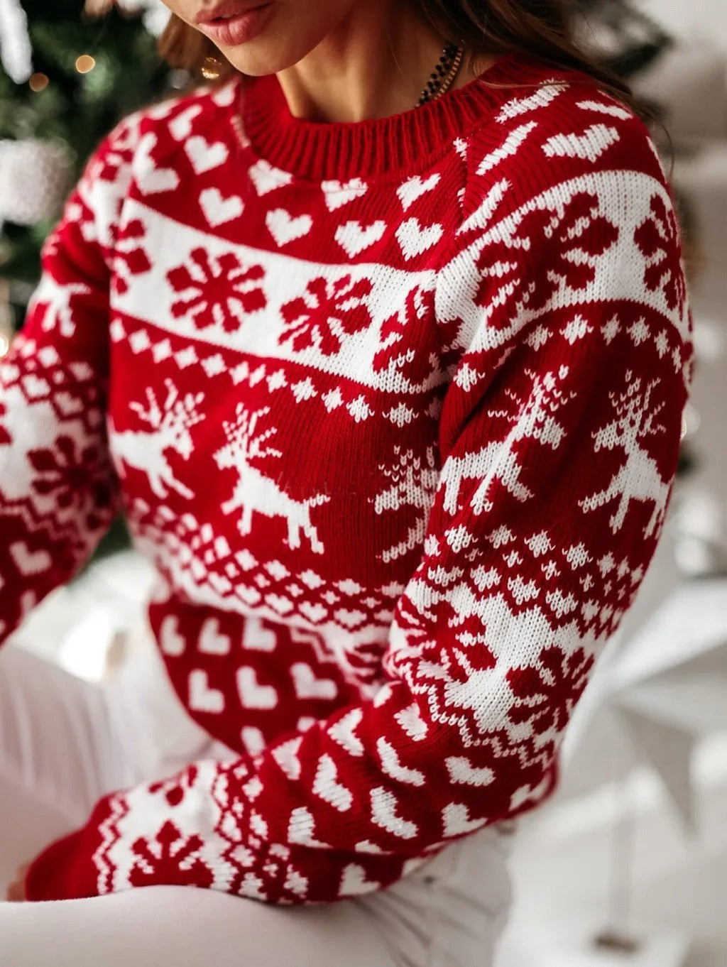 Alvira | Women's Fitted Christmas Jumper