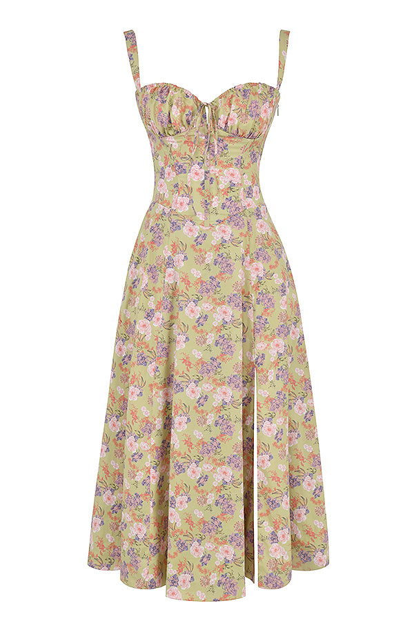 Marina | Spring Floral Print Party Dress