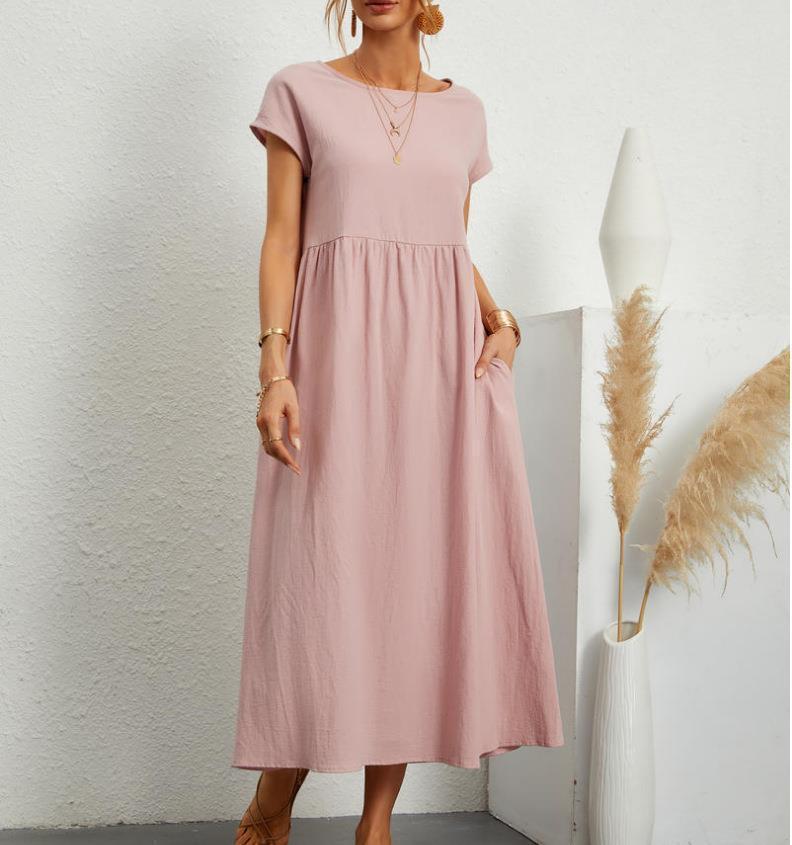 Iris | Elegant Relaxed Fit Midi Dress