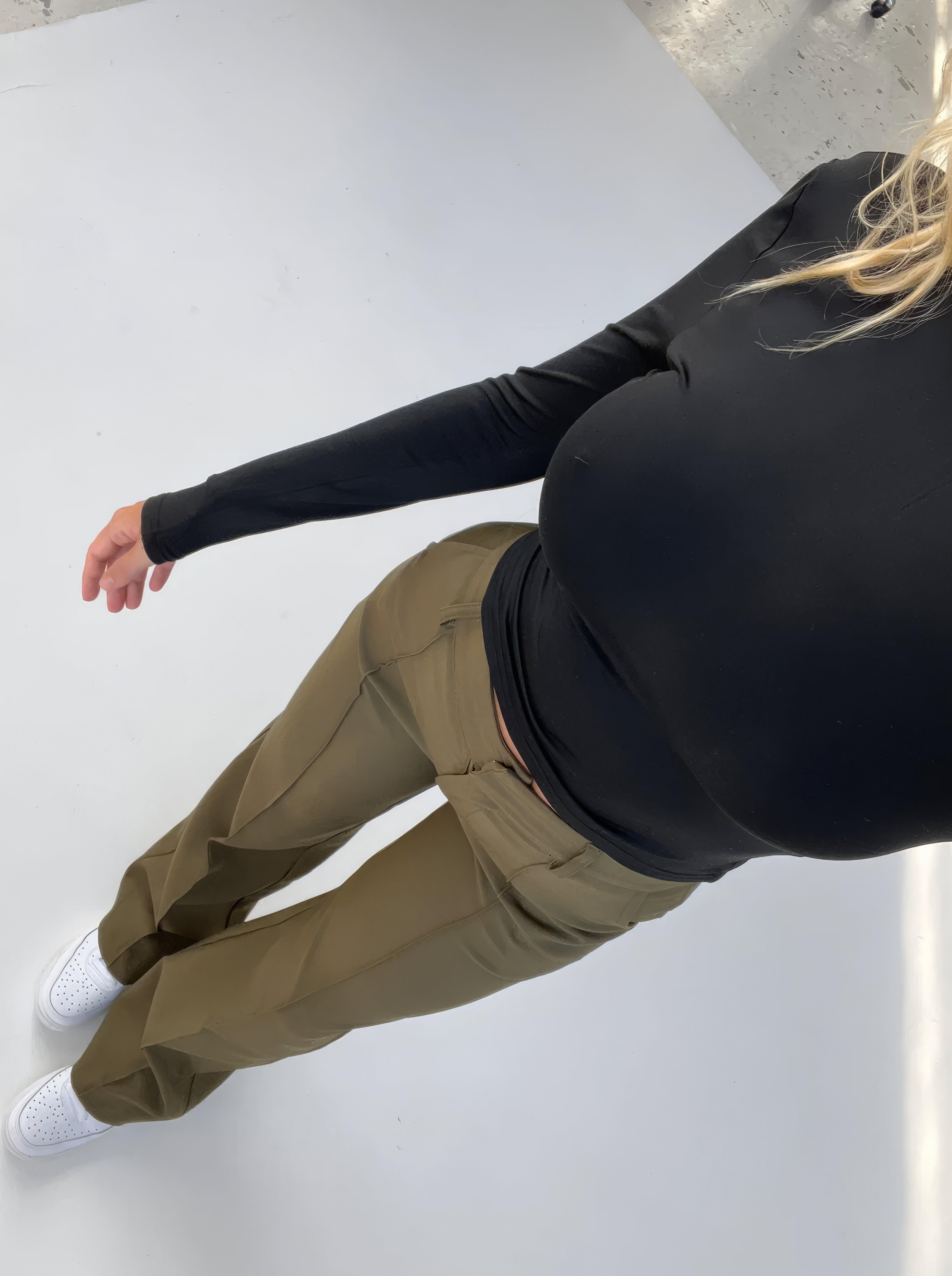 Brielle | Elegant High-Waisted Wide-Leg Trousers