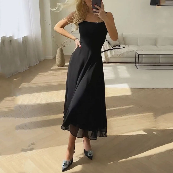 Meredith | Women's Elegant Sleeveless Solid Color Dresses