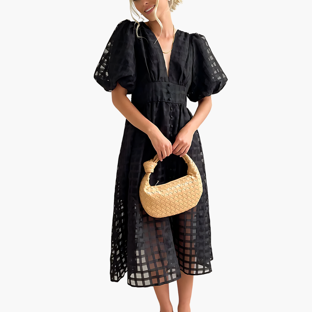 Jessica | Chic Summer Midi Dress for Effortless Elegance