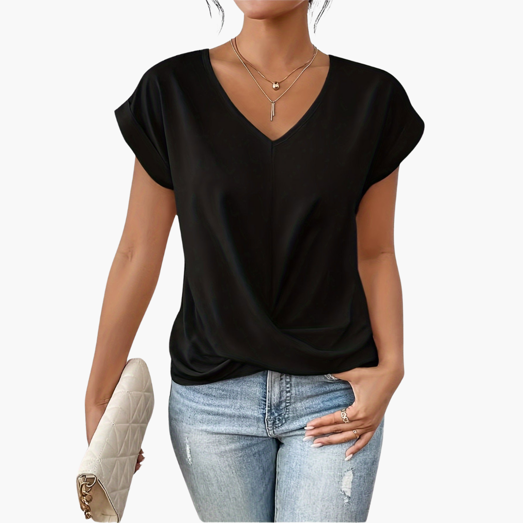 Alina | Stylish Women's Casual T-Shirt with Heart Neckline