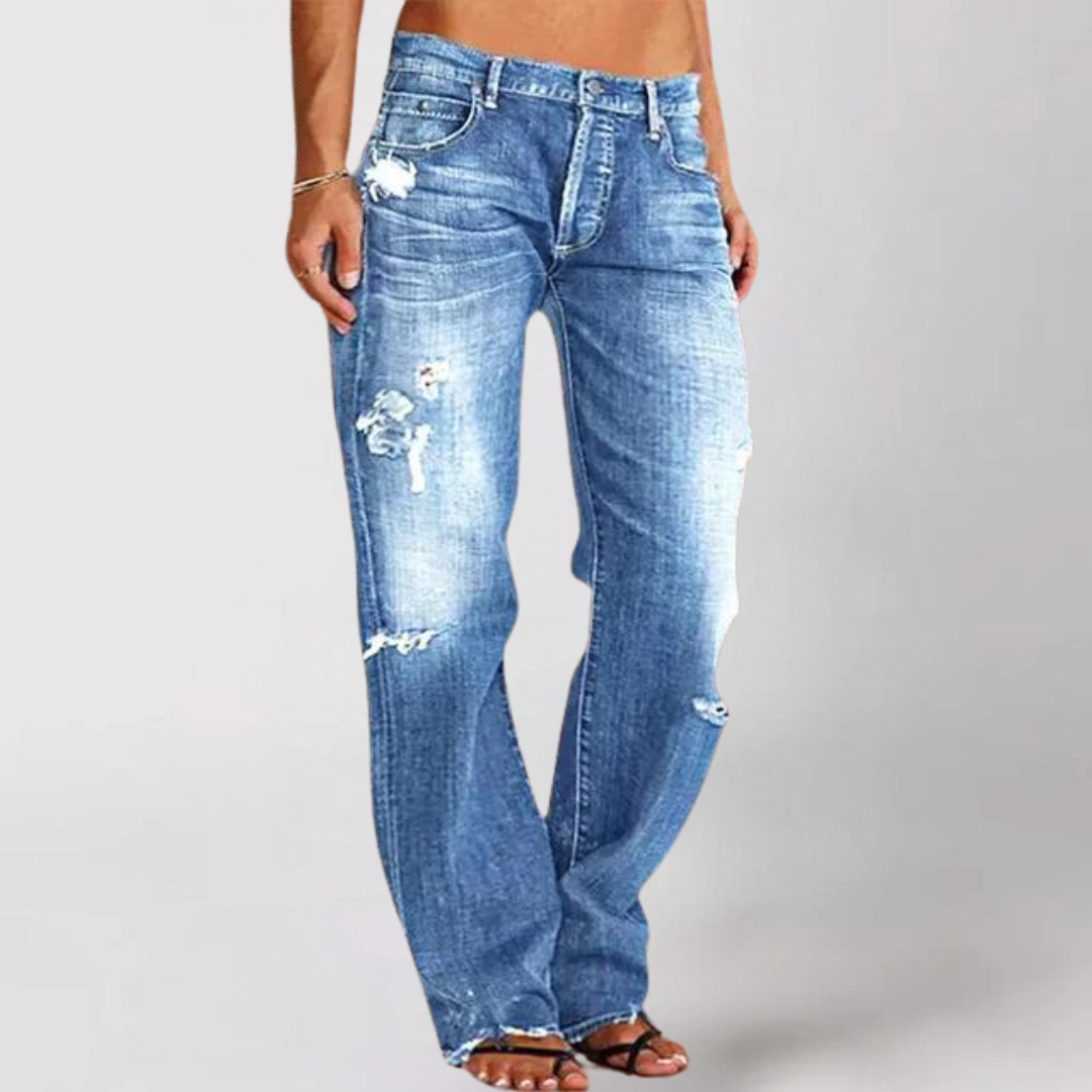 Brynn | Relaxed Wide-Leg Denim Jeans