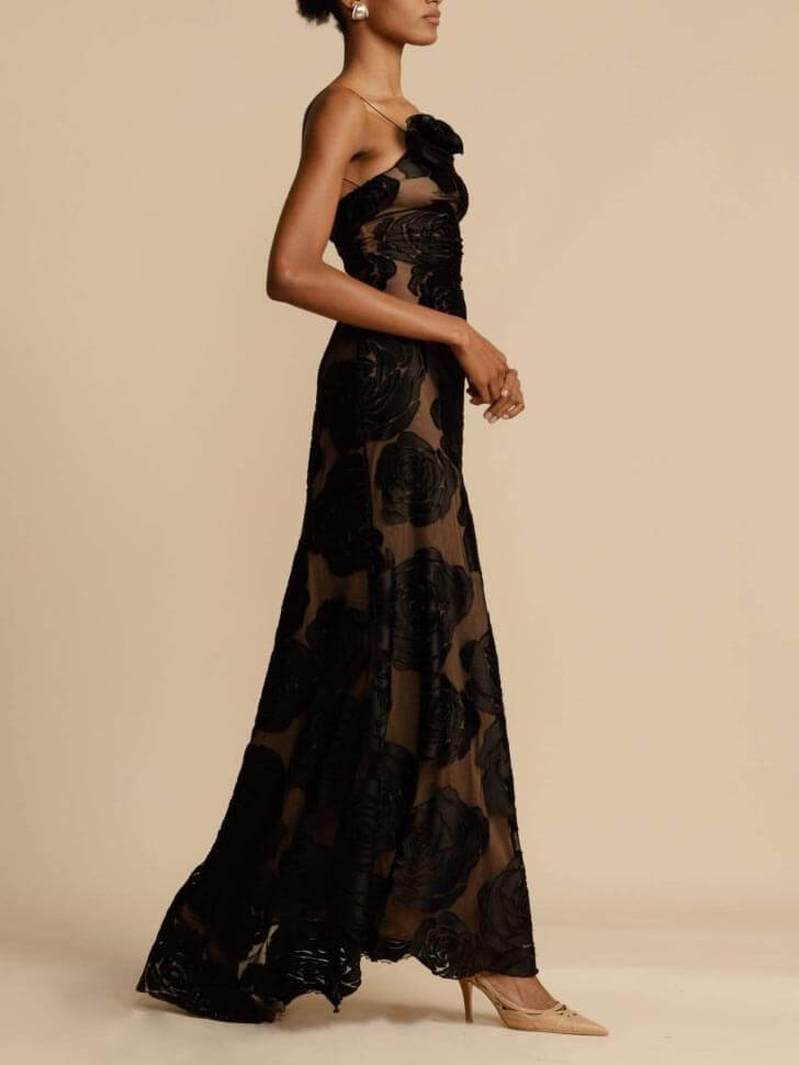 Keely | Elegant Floral Maxi Dress for Summer Events