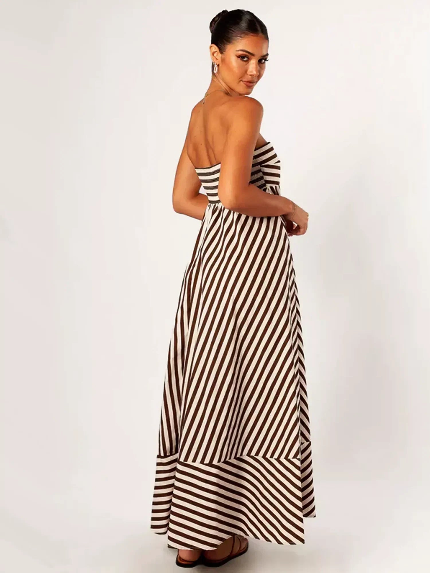 Jade | Chic Strapless Maxi Dress for Effortless Elegance