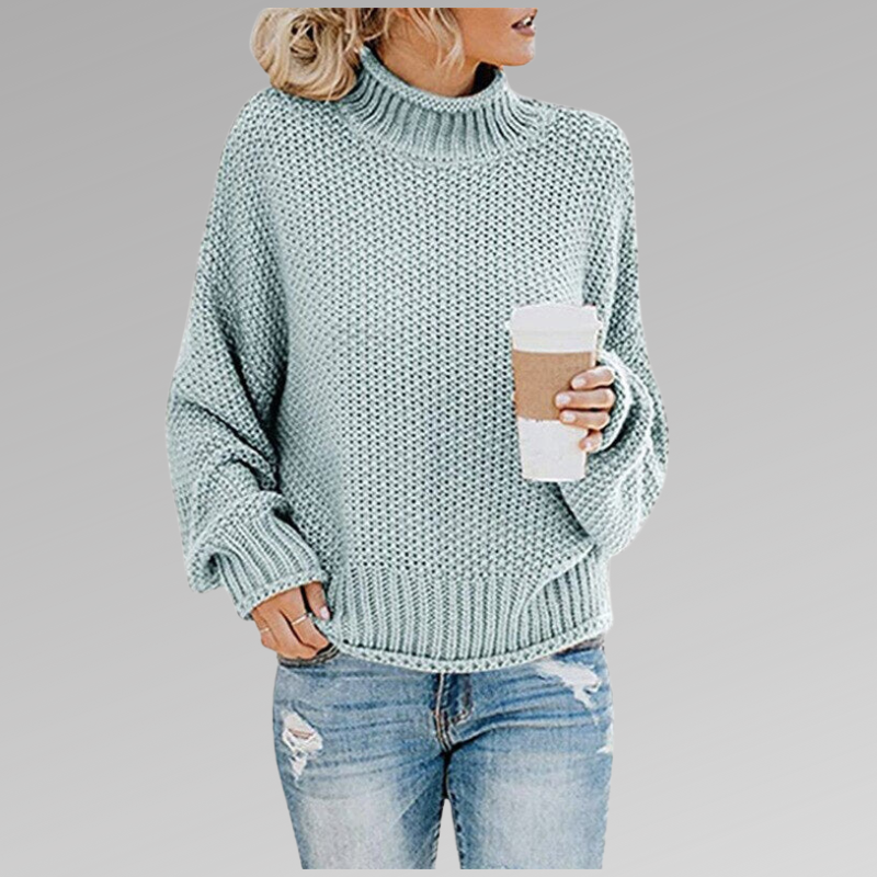 Almeda | Women's Oversized Turtleneck Sweater