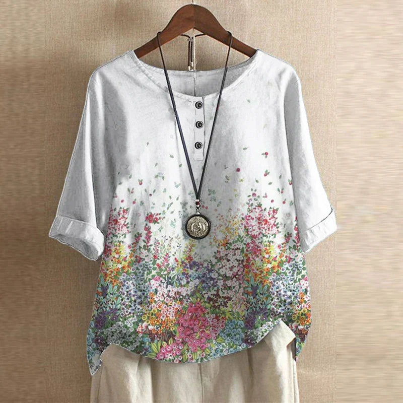 Carys | Women's Floral 3/4 Sleeve Blouse