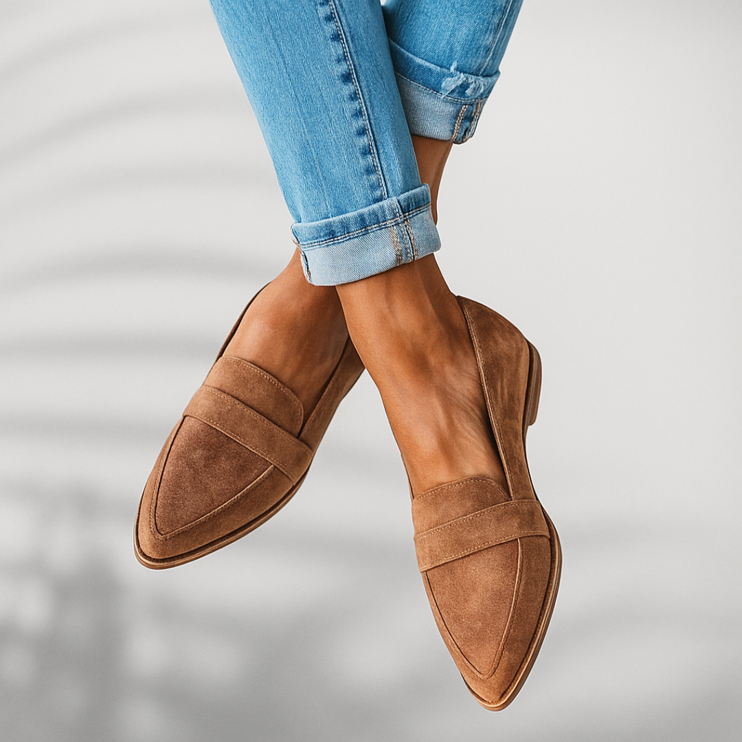 Mireille | Chic Sleek Toe Loafers for Any Occasion