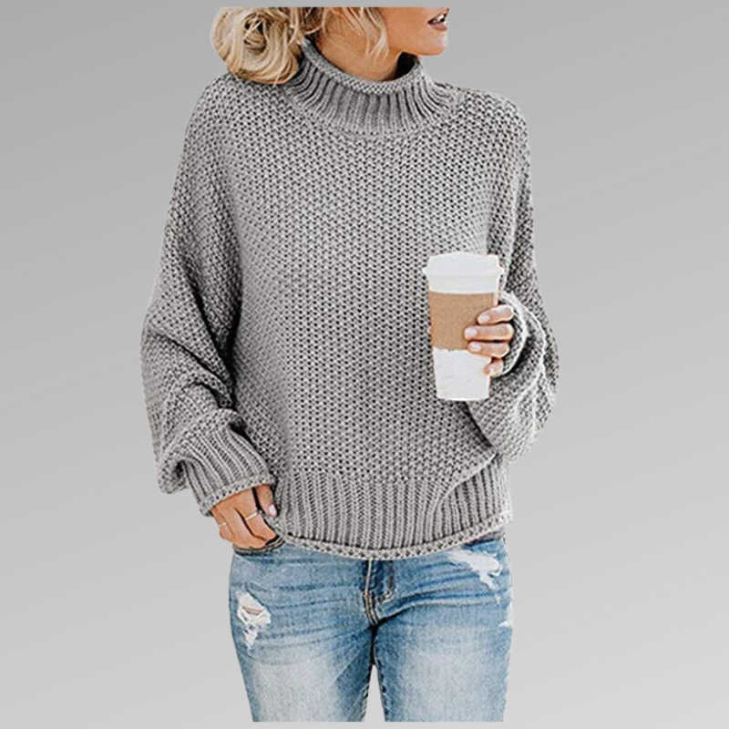 Almeda | Women's Oversized Turtleneck Sweater