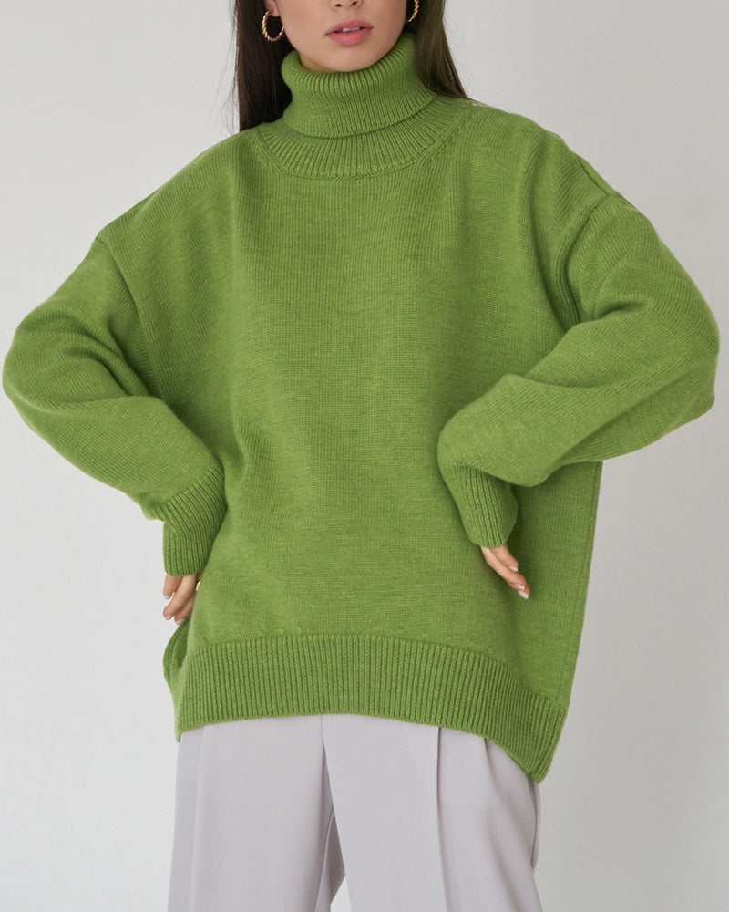 Alyxandria | Women's Oversized Roll Neck Jumper