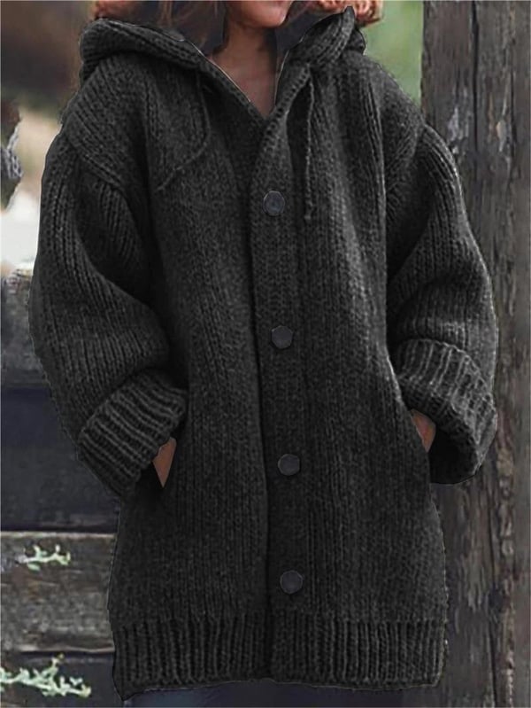 Amala | Women's Hooded Oversized Knit Cardigan