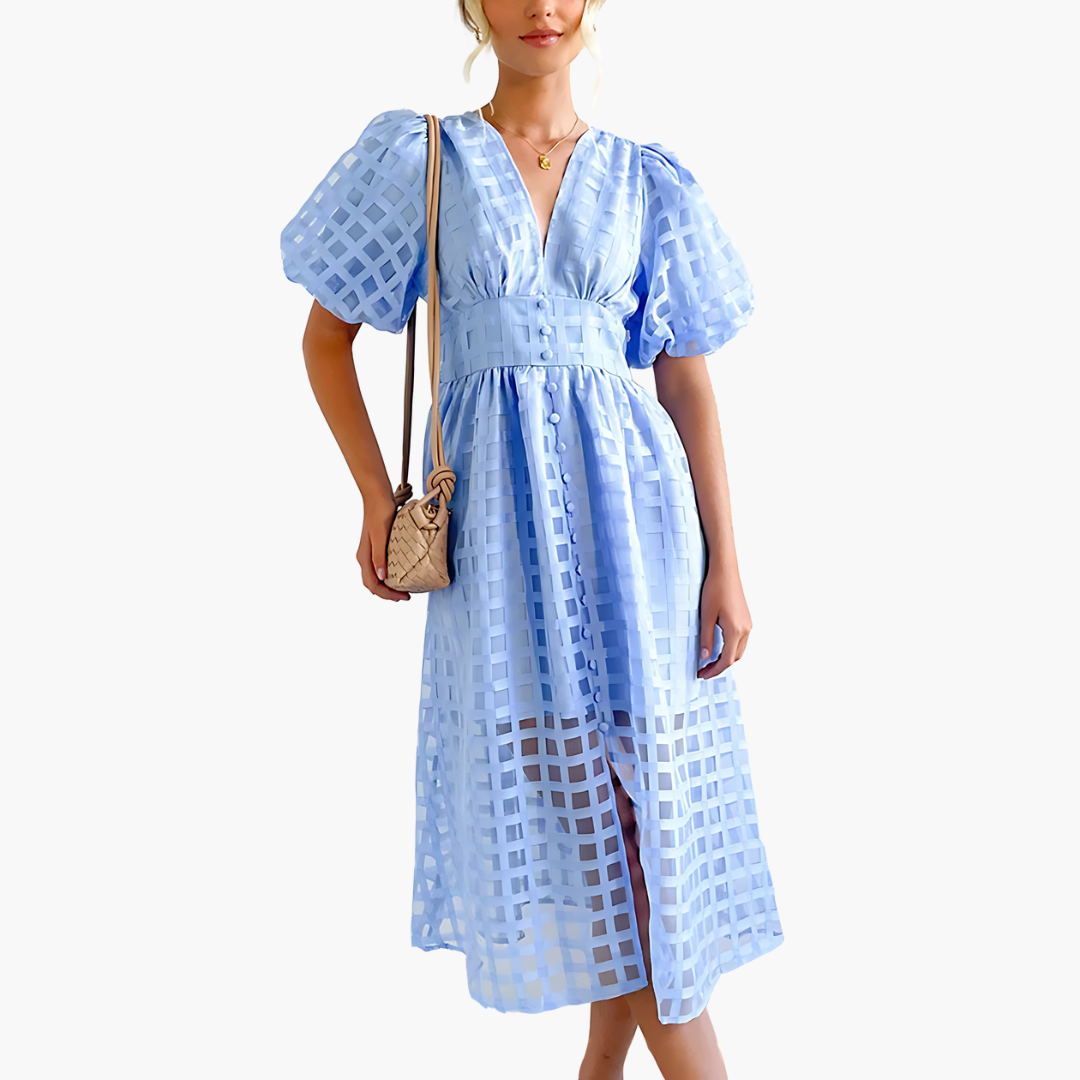 Jessica | Chic Summer Midi Dress for Effortless Elegance