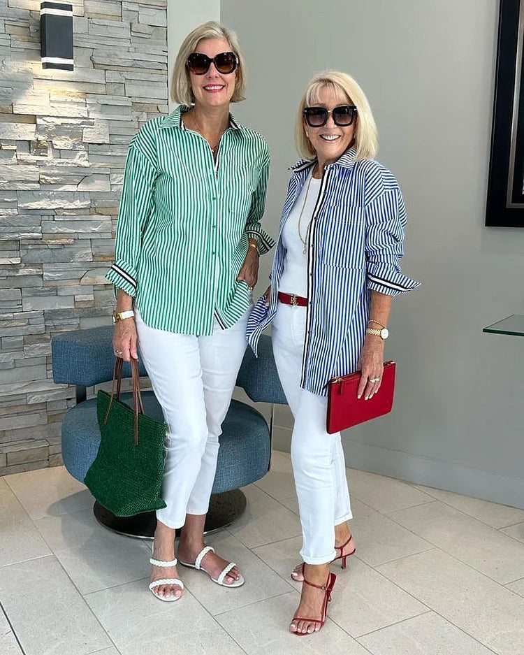 Colleen | Chic Striped Shirt for Any Occasion