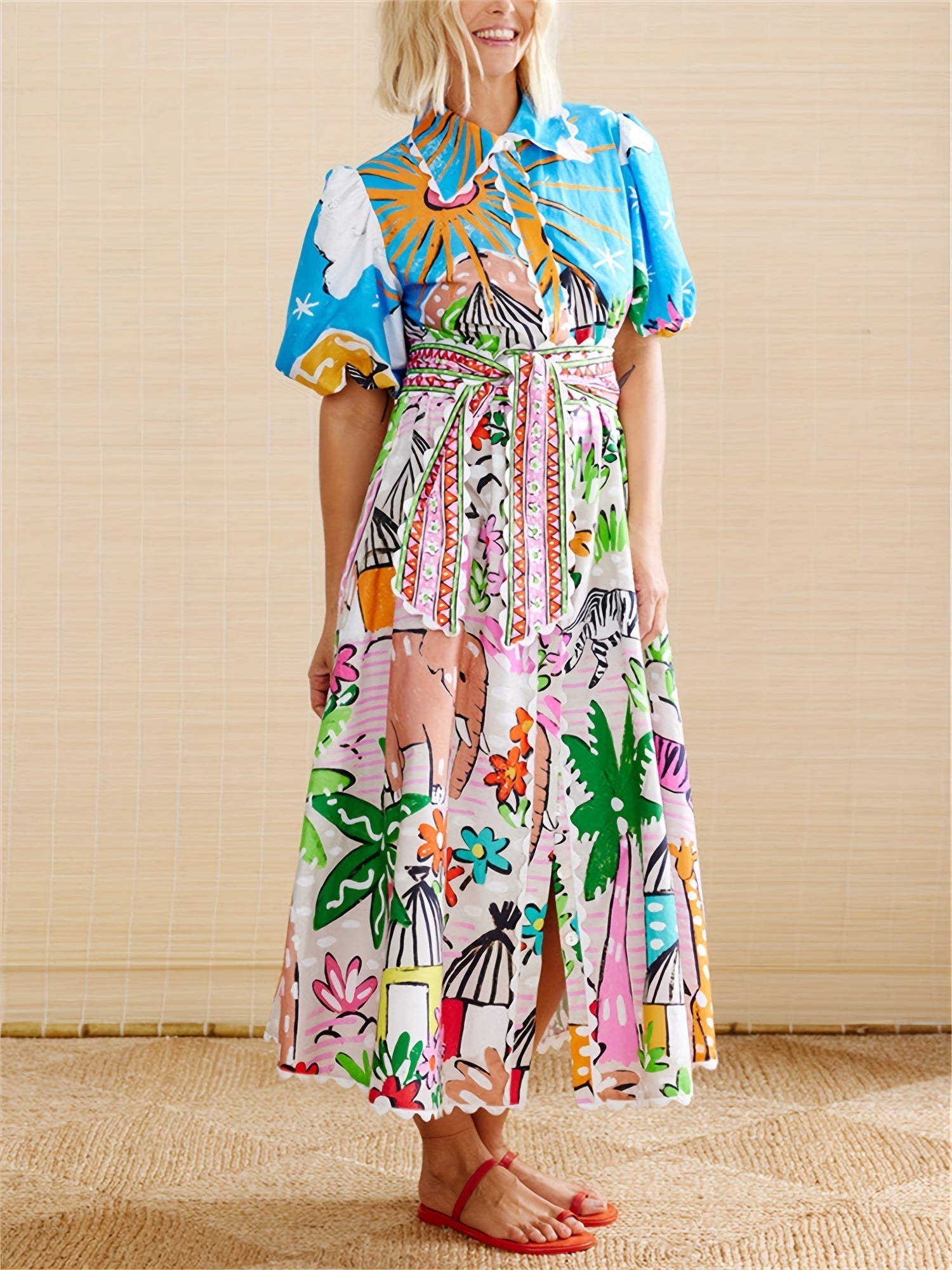 Katherine | Stylish Midi Dress for Summer Elegance