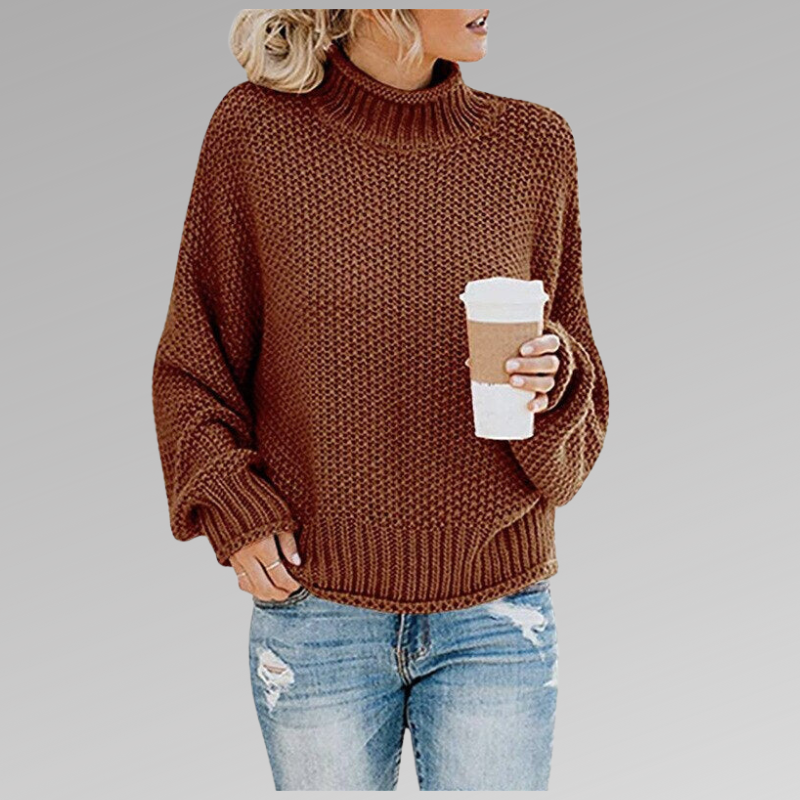 Almeda | Women's Oversized Turtleneck Sweater