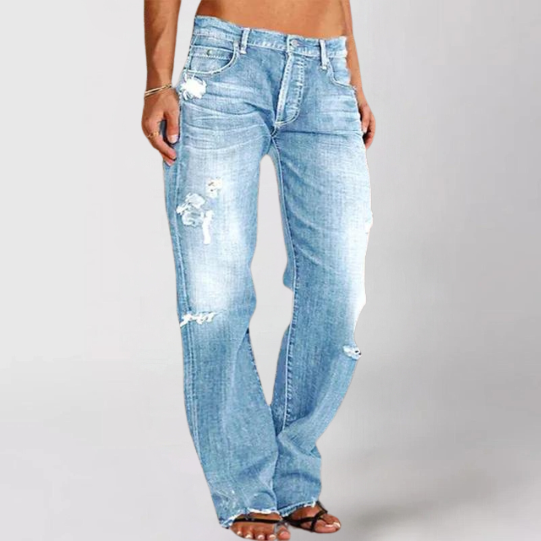 Brynn | Relaxed Wide-Leg Denim Jeans