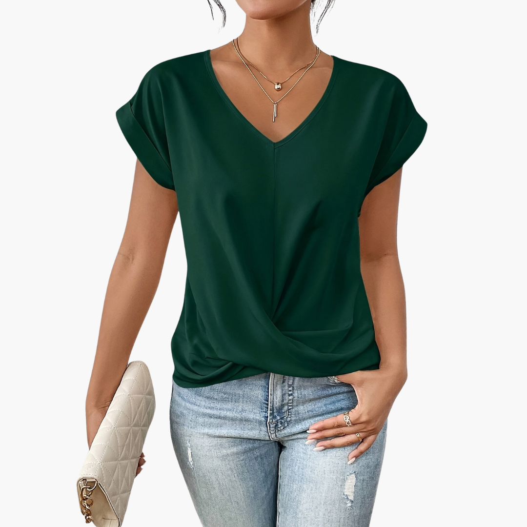 Alina | Stylish Women's Casual T-Shirt with Heart Neckline