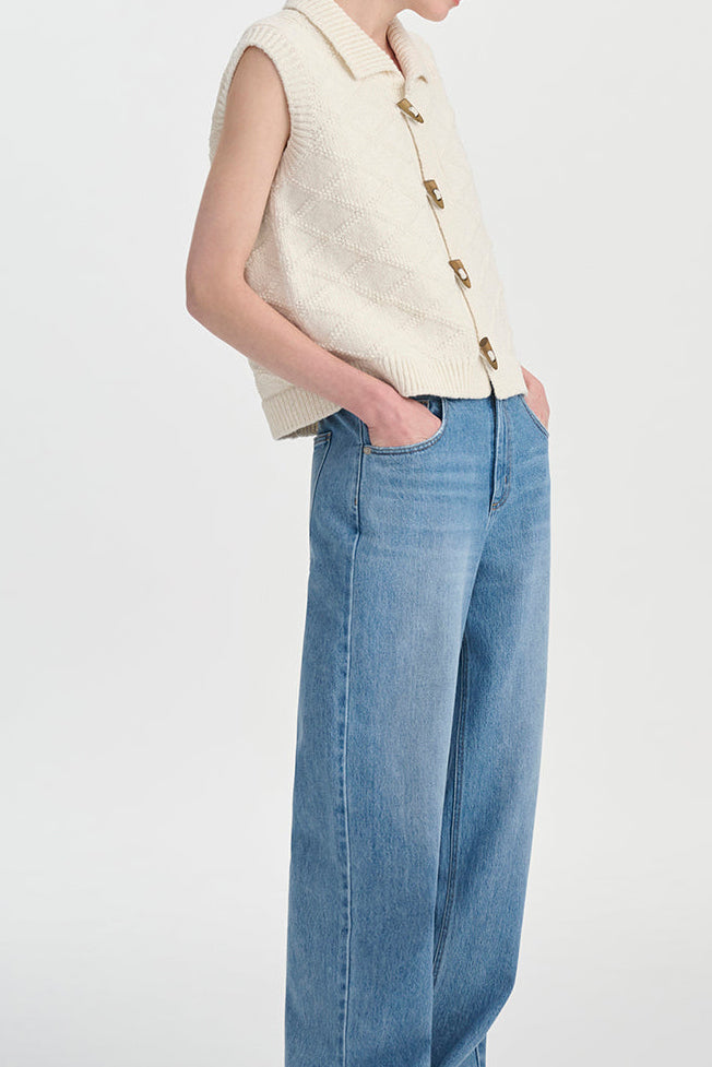 Allira | Women's Button Front Knitted Vest
