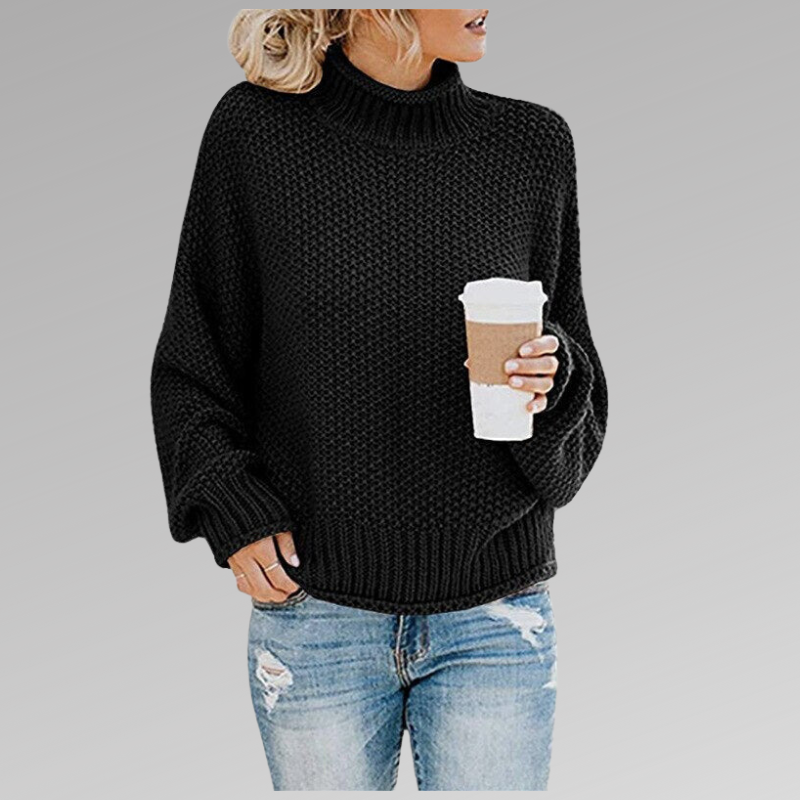 Almeda | Women's Oversized Turtleneck Sweater