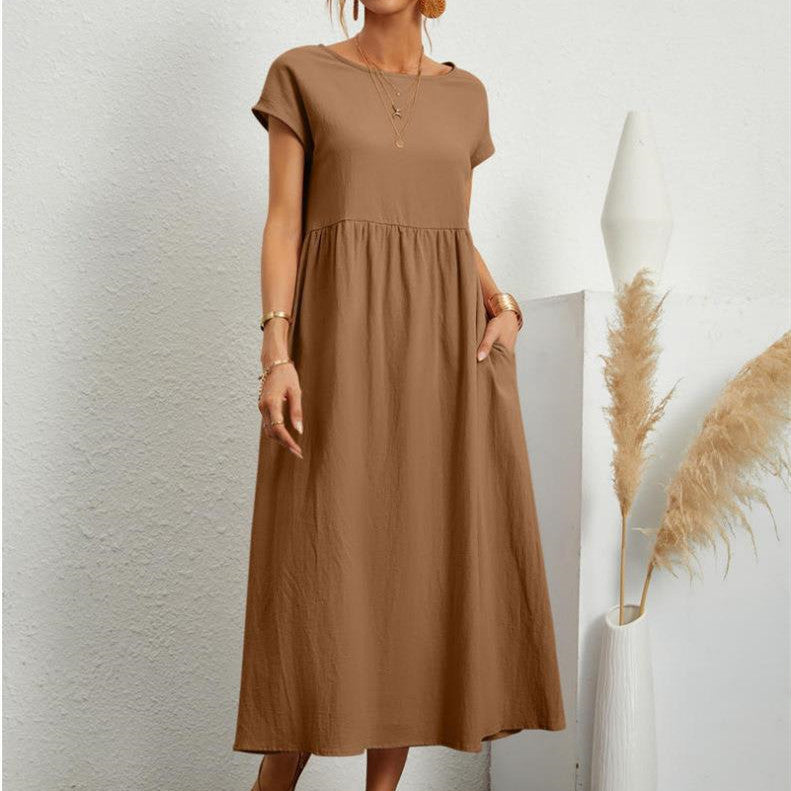 Iris | Elegant Relaxed Fit Midi Dress