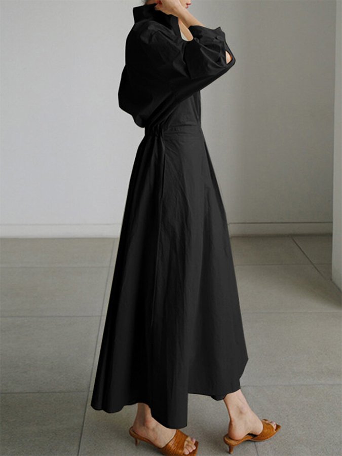 Odette | Chic Button-Up Shirt Dress for Effortless Style