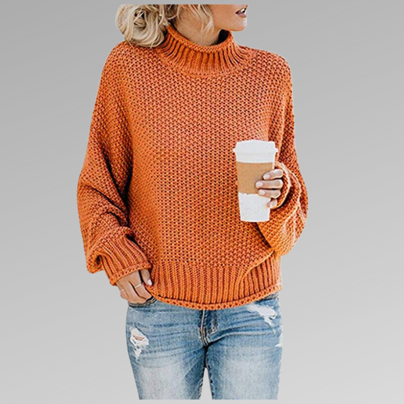 Almeda | Women's Oversized Turtleneck Sweater