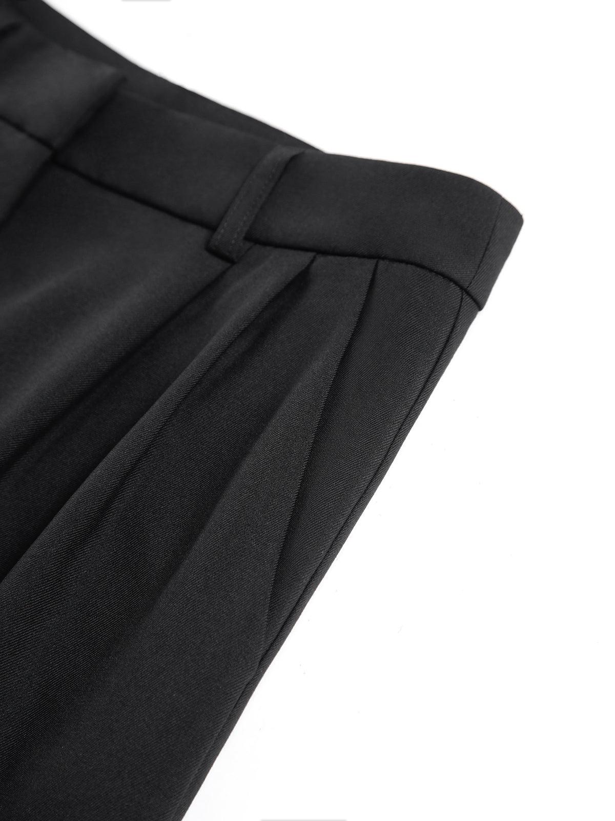 Brenda | High-Waisted Pleated Wide-Leg Pants for Effortless Elegance