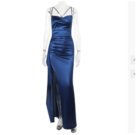 Madge | Chic Maxi Dress with High Slit for Effortless Elegance