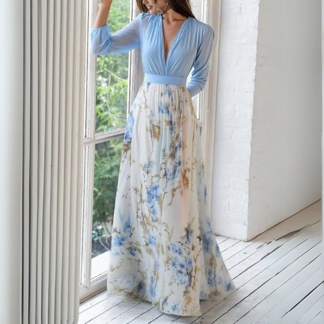 Pamela | Elegant Floral Maxi Dress