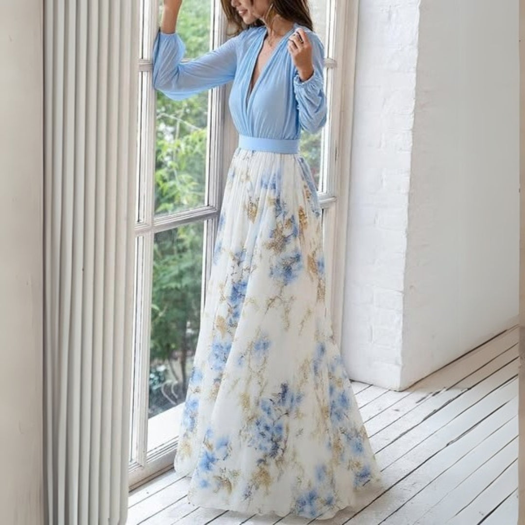 Pamela | Elegant Floral Maxi Dress