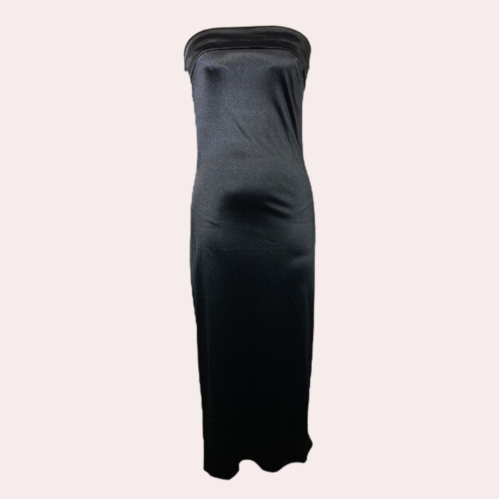 Lauren | Elegant Strapless Long Dress