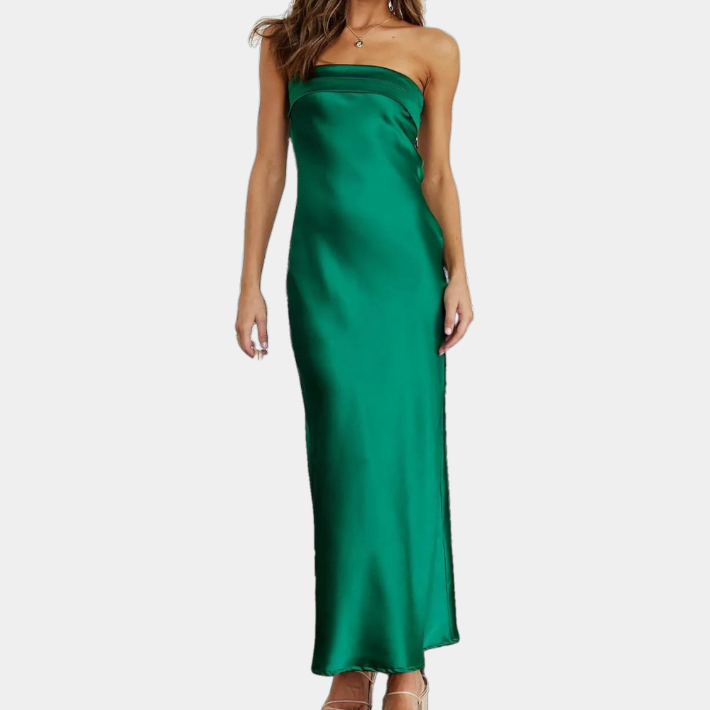 Lauren | Elegant Strapless Long Dress