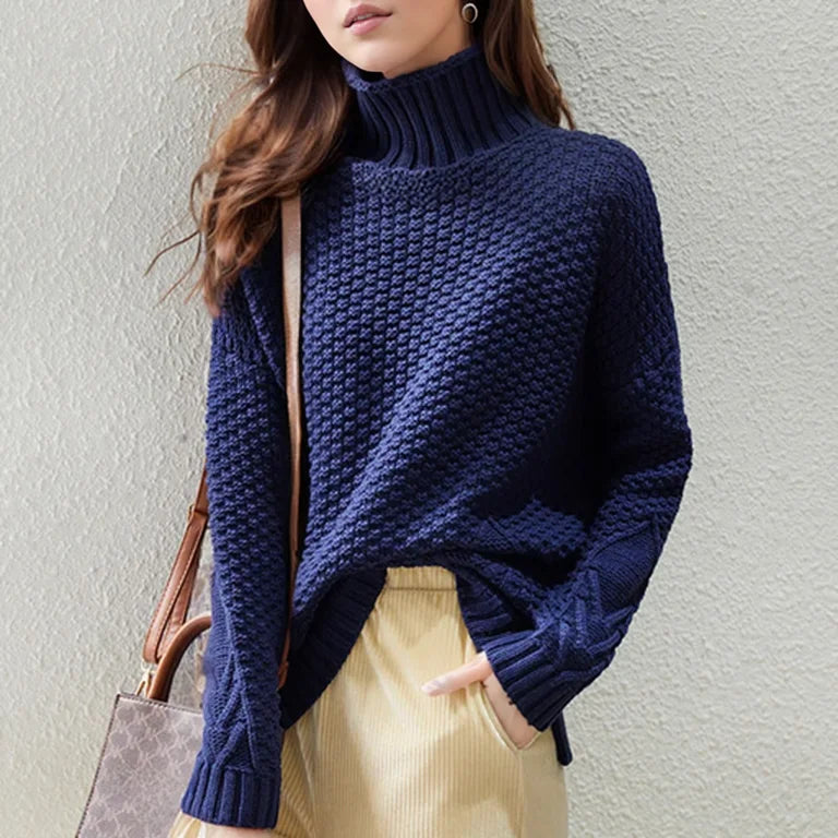 Allana | Women's Cable Knit Turtleneck Jumper