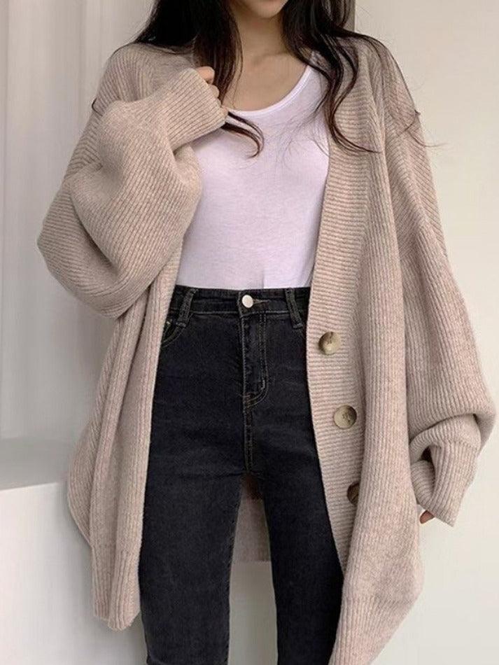 Alouetta | Women's Oversized Button-Down Winter Cardigan