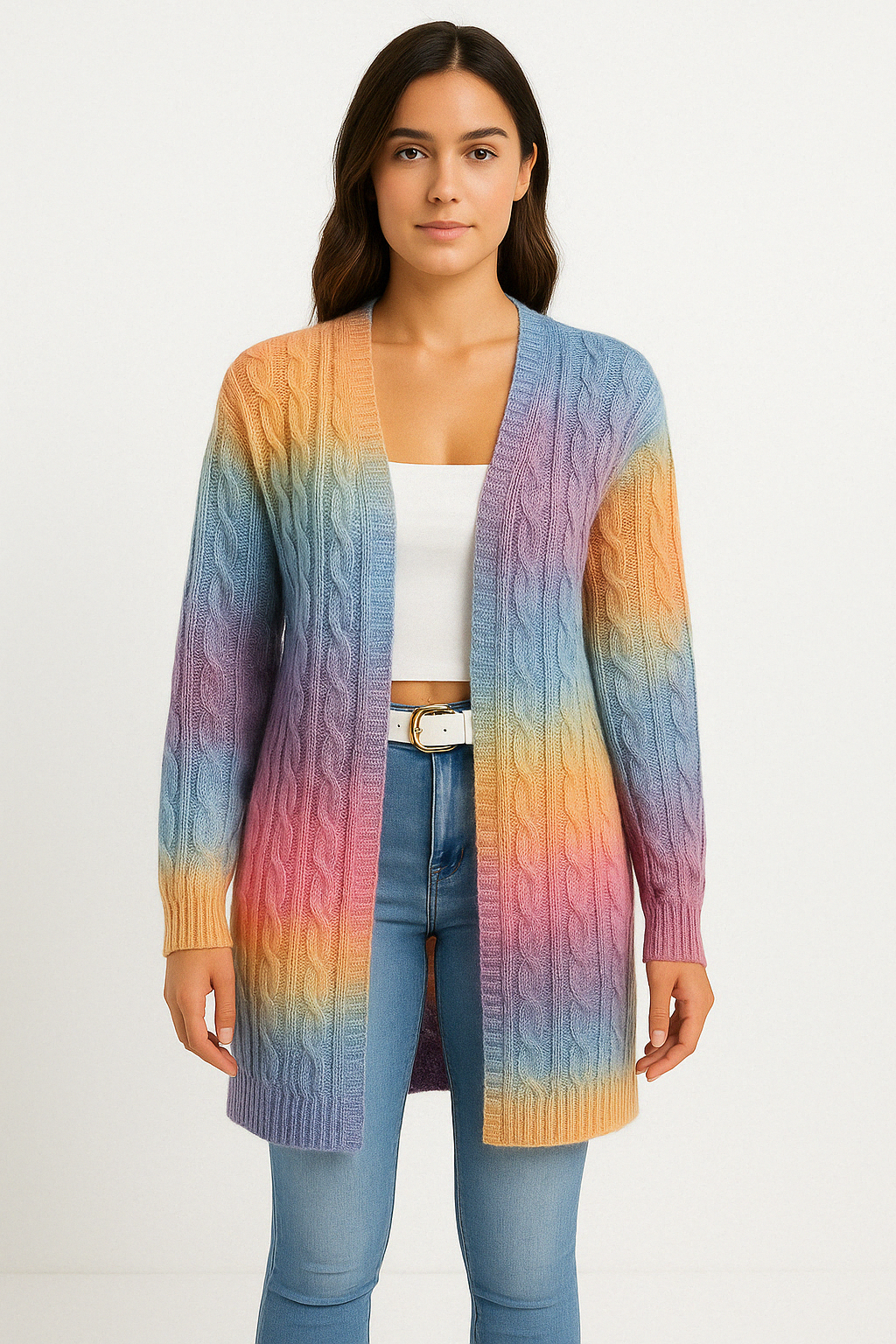 Alevtina | Women's Long Cardigan Sweater