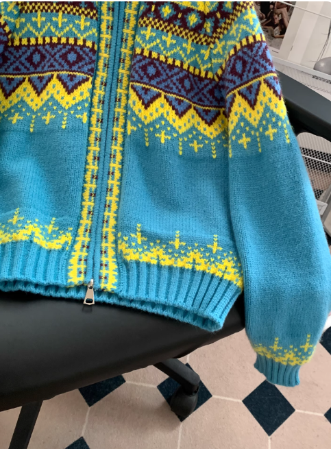 Altina | Women's Fair Isle Hooded Jumper