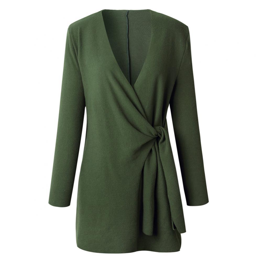 Almira | Women's Wrap Tie Waist Sweater