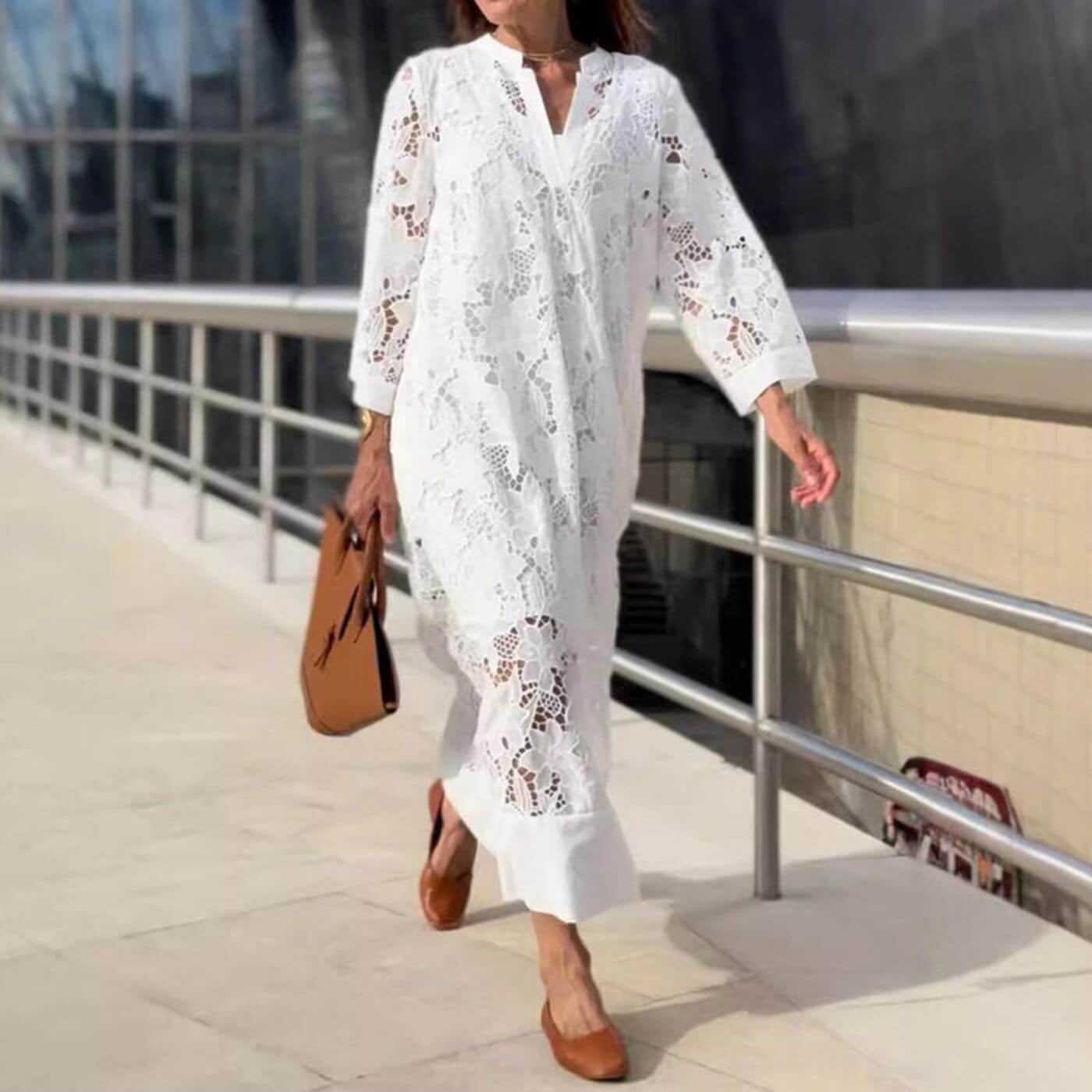 Kristina | Chic and Airy Dress with Flowing Sleeves