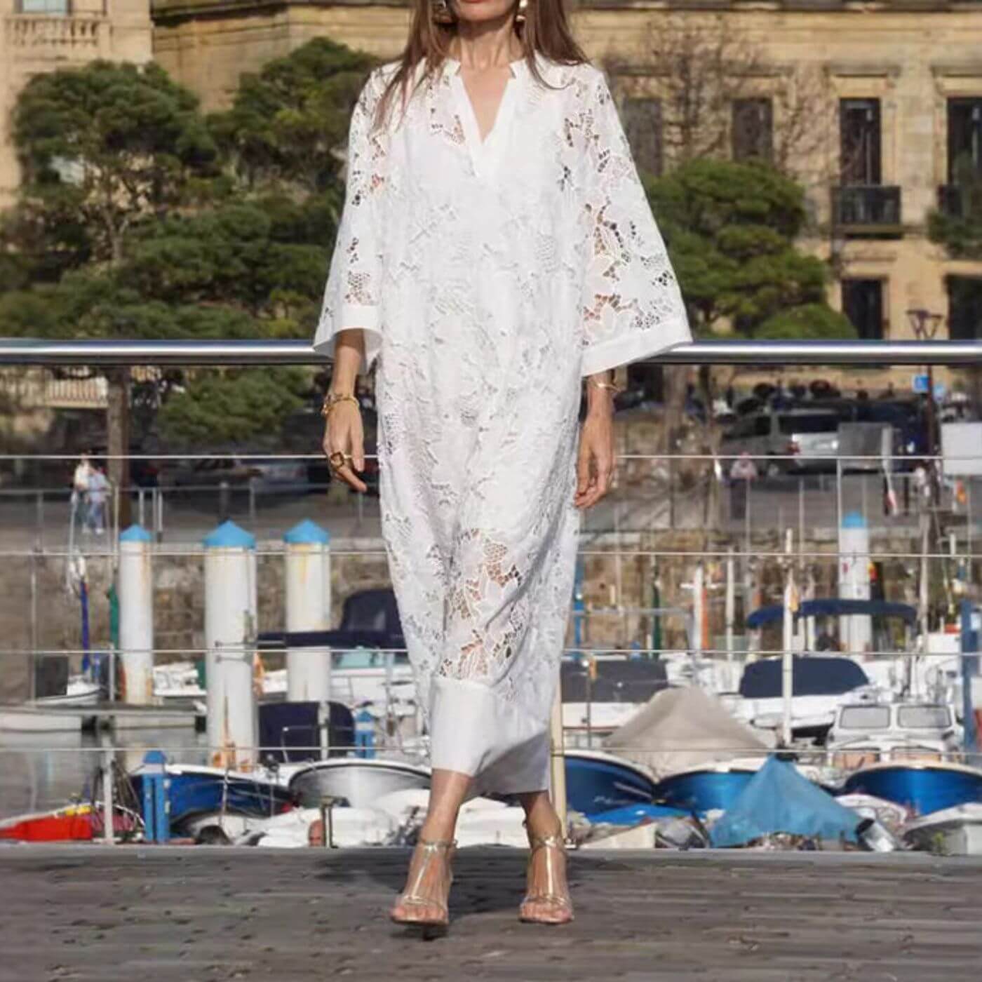 Kristina | Chic and Airy Dress with Flowing Sleeves